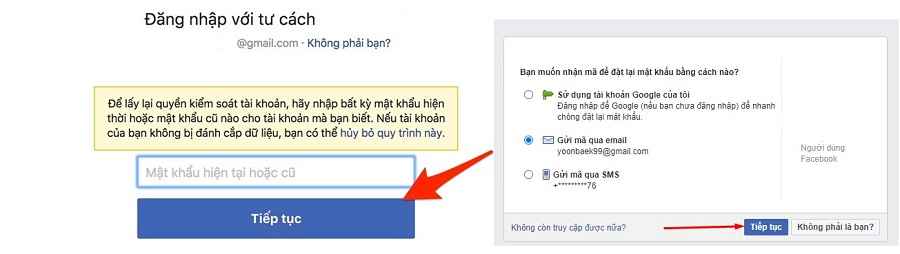 tài khoản facebook bị hack