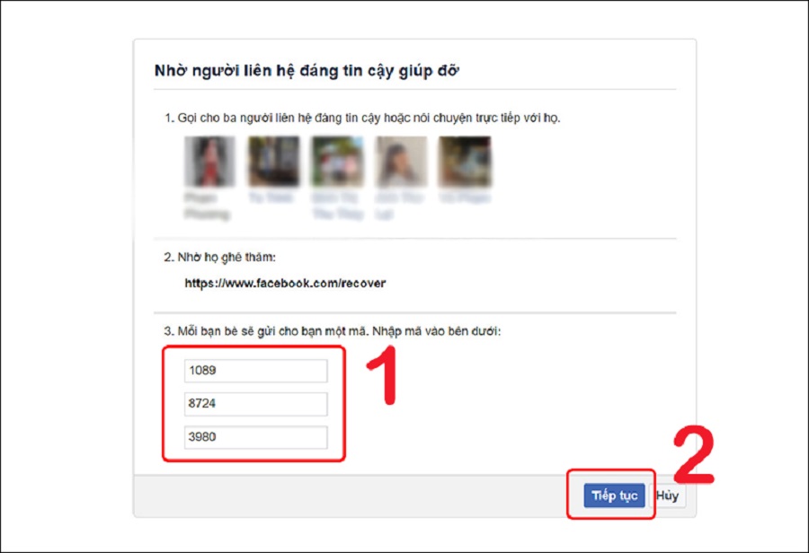 tài khoản facebook bị hack